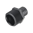 5 Pcs Efield Poly Barb Crimp Pex Fittings 1  X 1  Male Npt Adapter  Lead Free