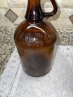 Vintage Glass Clorox Bottle Embossed Amber Brown Gallon Jug