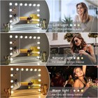 Vanity Mirror With Lights  Hollywood Lighted Makeup Mirror With 15 Dimmable Led