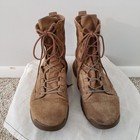 Nike Special Field 8  Leather Tactical Boots Size 10 5  Rugged Coyote Brown Flaw