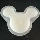 Disney Mickey Mouse Head White Candle Decorative Disney Prop
