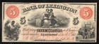 1861  5 Lexington  Nc Obsolete Bank Note North Carolina Civil War Bill 6197