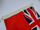 Vintage British Red Ensign Duster End Nautical Union Jack Flag Sewn Cotton
