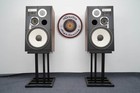 Custom Jbl Speaker Stands For L100 Speakers     Black Steel   10-year Warranty