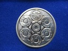 Vintage 1981 Smith   Wesson Model 679   44 Magnum  Belt Buckle - Antique Silver