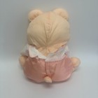 Vtg 1986 Fisher Price Puffalump Peach Bear Removable Clothing - Read 