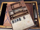 Antique Rowney   Guest Field Engineer   s Watercolor Drafting Box - 1801-1802