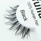  wsp 6 Or 12 Pairs Of Ifullash 100  Human Hair Eyelashes- Black