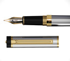 Fountain Pen - Medium Nib And Fine Nib   Includes Premium Box  6 Ink Cartridges 