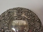   Antique Gorham Repousse Sterling Silver Hand Mirror  c17