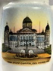Antique Iowa State Capitol Des Moines Souvenir Pitcher     4 Inch German Porcelain