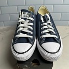 Converse All Star Ox Unisex 5 Mens 7 Womens Navy Canvas Low Top Sneakers