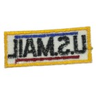 Vintage Nos Embroidered Us Mail Postal Service Post Office Uniform Sew-on Patch