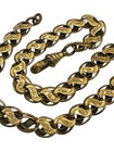 Antique Edwardian Gf Bookchain Watch Chain Necklace Amerikaner Sp Oscar M Draper