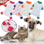 Cute Cartoon Pet Small Dog Jumpsuit Pajamas Clothes Warm Puppy Cat Coat Outfits   