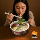 Pholicious Instant Beef Pho  Vietnamese Rice Noodle Soup  Single Serve 3 6 Ounce