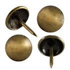 Decotacks   500pcs Heavy Duty Antique Brass Finish Upholstery Tacks Sofa Nails Fr