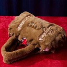 New Harry Potter Monster Book Of Monsters Plush Furry Bag Purse Hagrid Miniso