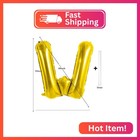 Gold Letter Balloons 40 Inch - Large Letter Balloon Aluminum Foil For Birthday W