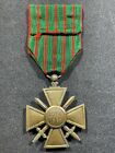Ww1 Wwi Imperial France Army Military French Croix De Guerre Bronze Palm 1918