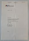 Late Night Host David Letterman Autograph 1993 Typed Signed Letter Jsa - Free Sh