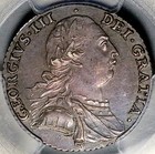 1787 Pcgs Au 58 George Iii Shilling Hearts Great Britain Silver Coin  26061601c 