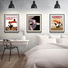 Black Guinness Beer Posters   Prints Set Of 3 - Classic Beer Bar Wall Decor
