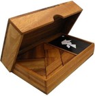 Logic Tangram Set With Play Cards Wooden Puzzle Game