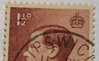 Great Britain Postage   King Edward Viii   1   D Red Stamp   Posted   1936   A02