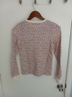 New American Eagle Multicolor Floral Waffle Knit Long Sleeve Thermal Size S Nwt