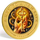 Aa Sobriety Coin Chip Medallion Recovery Gift Serenity Prayer Token Golden Coin