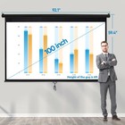 Outdoor Projector Screen 100 Inch 16 9 Hd Folding Portable Indoor Outdoor