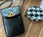 Chanel Beauty Smartphone Pouch Shoulder Coin Case Mini Bag Vip W box
