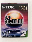 2 Pack Of Tdk 8mm 120 Mp Premium  Camcorder cassette Tapes Made In Japan