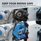 Aluminum Sprocket Cover Chain Guide Guard For Yamaha Raptor 700 700r 2006-2026