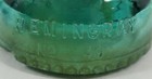Antique vintage    Hemingray No 40 - Glass Pole Insulator Aqua Green - 5 2 1893