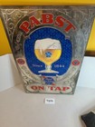 Rare Pabst Blue Ribbon On Tap Mirror Sign Bar Since 1844 4b 94