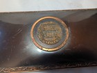 Rare Vintage Harvard University Crest L e  Mason Copper bronze Trinket Box