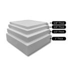 Hdpe King Starboard Plastic Sheet - 3 4  Thick  19mm - White - 24  X 27 
