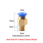 Quick 4mm-12mm Od Tube X 5mm-16mm Npt Pneumatic Push In Fit Connect Air Fitting
