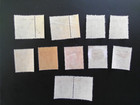 Burma 6 Mnh   5  M mint Stamps 1945  Kgv1 Overprints Mily Admn 1 3 6 Pies Sg35-7