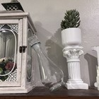 Vintage Clear All Glass Bottle Decanter W   Original Stopper