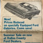 Vintage Newspaper Advertisement 1969 Ford Galaxie 500 Car Dealership Automobile