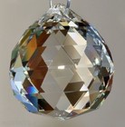 Clear Feng Shui Hanging Crystal Ball Lamp Sphere Prism Rainbow Sun Catcher 40mm