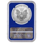 2019  1 American Silver Eagle Ngc Ms69 Fdi Flag Label Blue Core