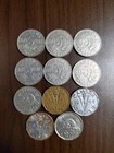 Old Canada Five Cents Lot Of  11 Coins