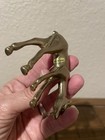 2 Vintage Solid Brass Deer With Stickers 1970   s Made In Taiwan