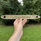 Captain s Quarters Brass Sign Plaque Nautical Sailor Navy Boat Naval Ship 12 75   