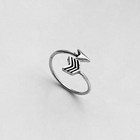Ladies Classic Arrow Adjustable Toe Ring Solid Metal Silver White Gold Plated