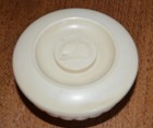 Vtg Ivory Celluloid Spruce  Shaving Soap Bowl 1930s Empty